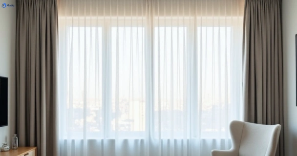 Restored vibrant drapes in newstead QLD after Matty Curtain Cleaning